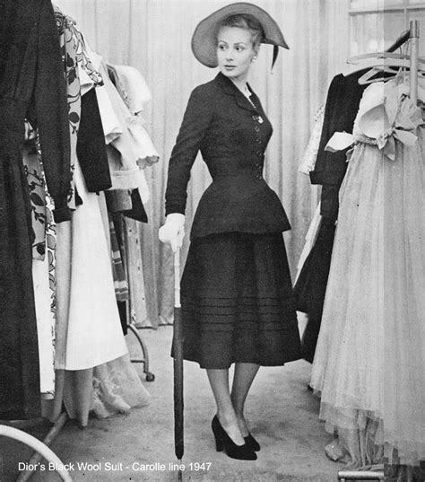 first dior collection|christian dior 1947 fashion style.